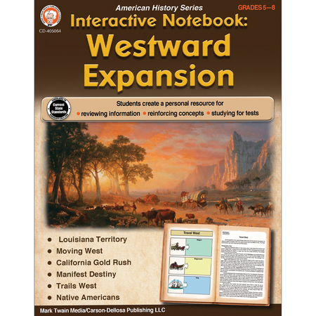 MARK TWAIN MEDIA Interactive Notebook - Westward Expansion Resource Book, Grade 5-8 405064